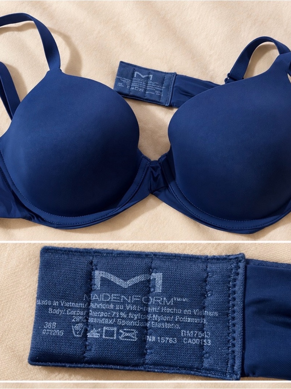Maidenform Deep Navy Smooth Molded T-Shirt Bra